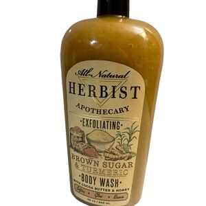 All Natural Apothecary Exfoliating Body Wash (Brown Sugar & Tumeric